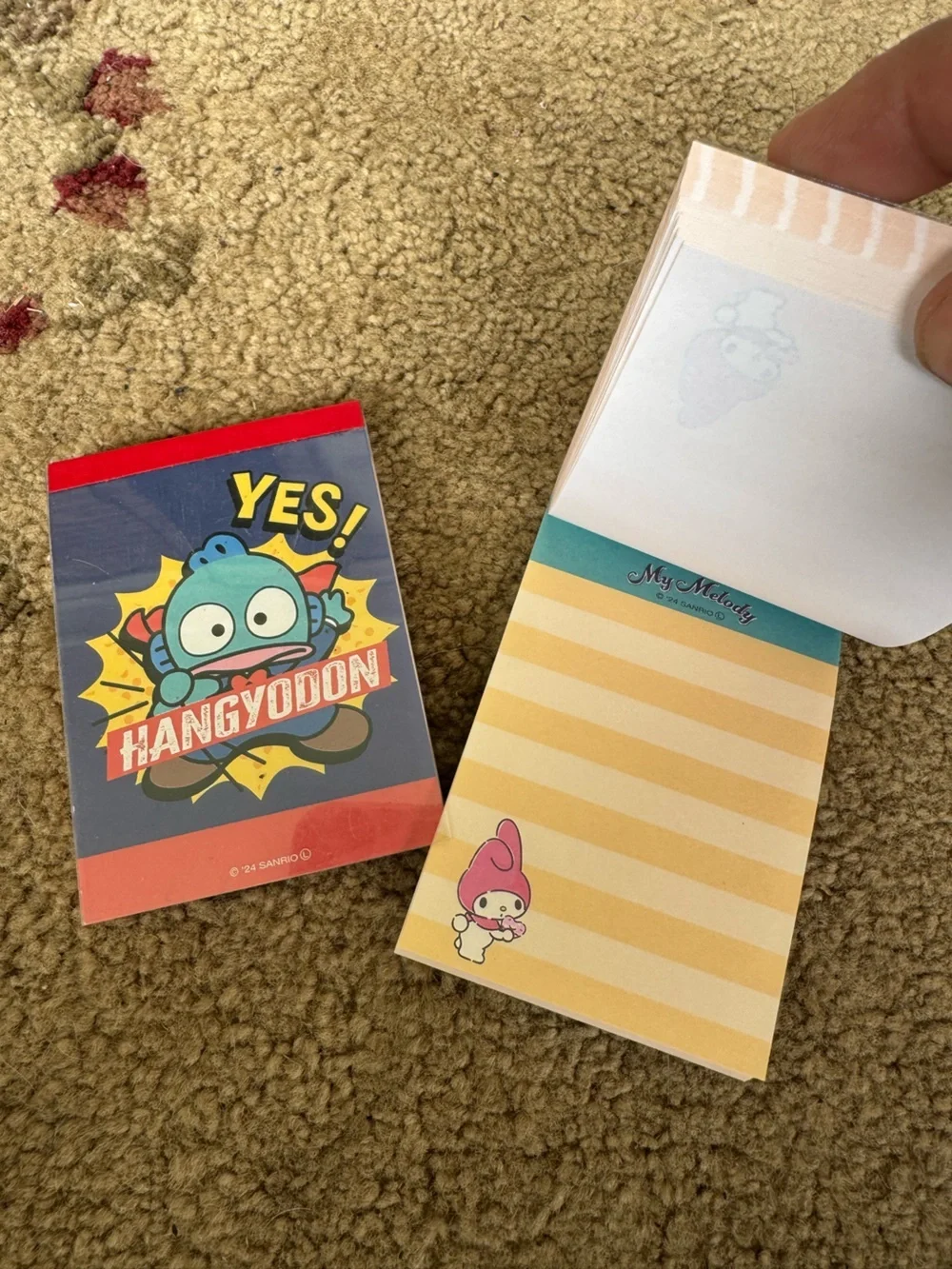 Sanrio character mini notepad sets